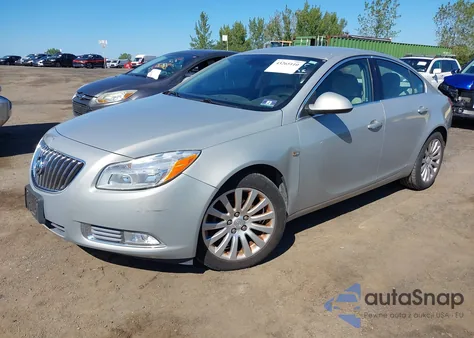 2011 Buick Regal Cxl Russelsheim из США, поврежденный, VIN W04GN5EC2B1094325